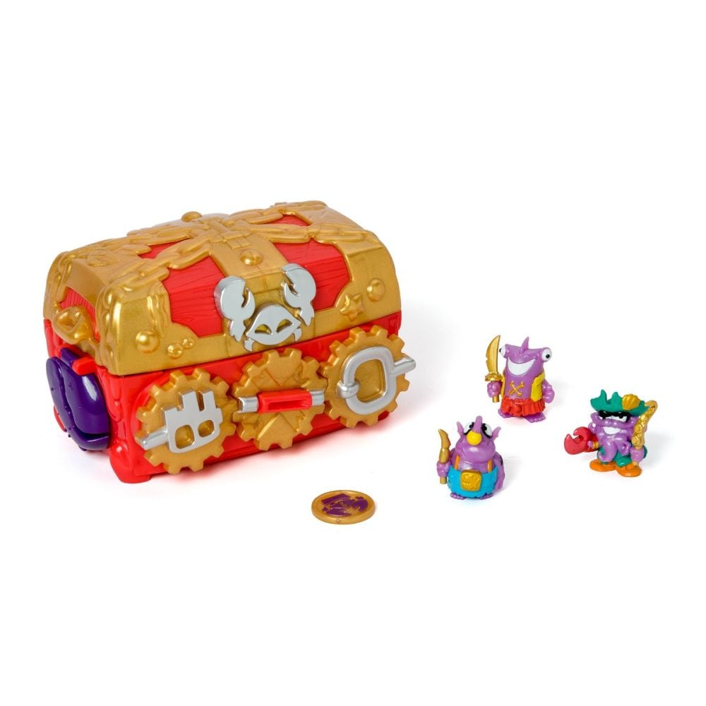 Set de joaca cu figurine, Piratix, Monster Treasure