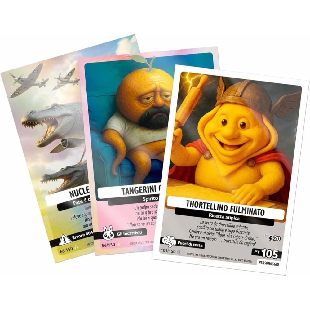 Set album si un pachet de carti, Panini, Skifidol Italian Brainrot, Starter Pack