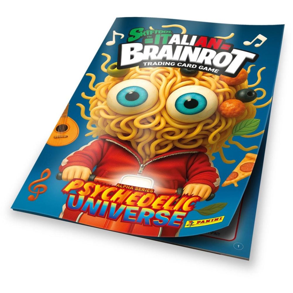 Set album si un pachet de carti, Panini, Skifidol Italian Brainrot