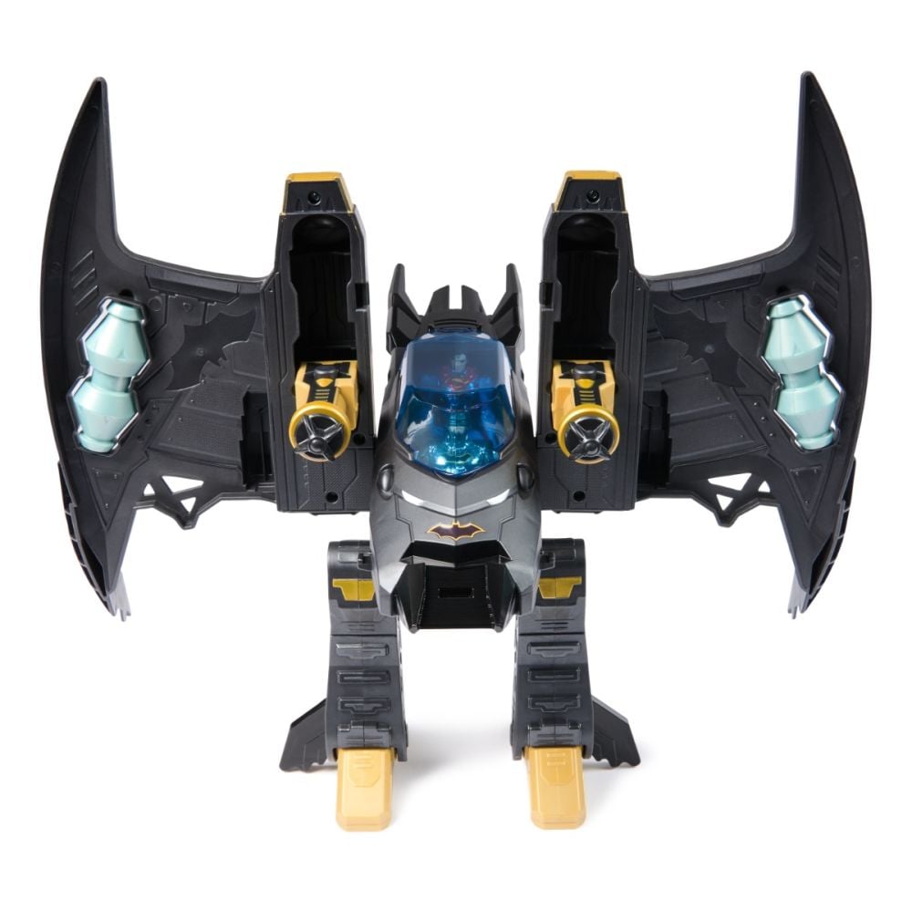 Set de joaca 2 in 1, DC Comics, Batman si Superman, Metal Force Batwing, 6070889