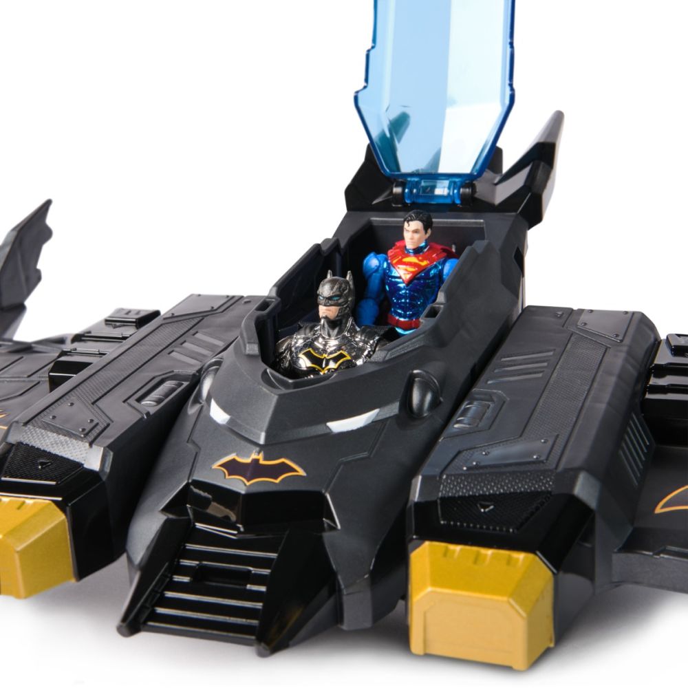 Set de joaca 2 in 1, DC Comics, Batman si Superman, Metal Force Batwing, 6070889