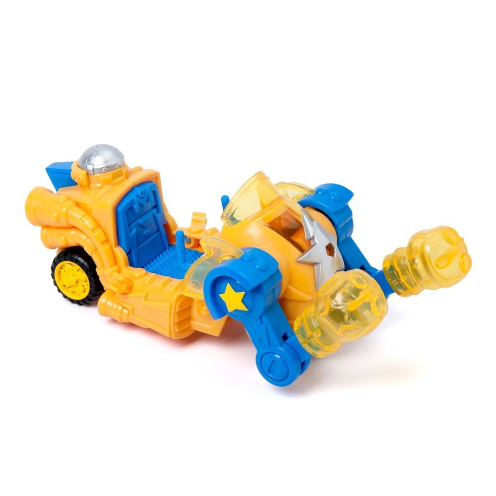 Set vehicul cu figurina Superthings, Kazoom Power, Kid Multy