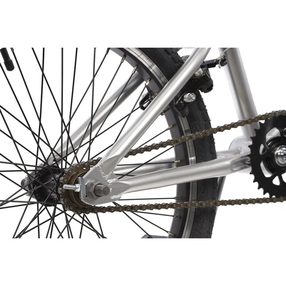 Bicicleta BMX DHS, Jumper, 20 inch, Argintiu