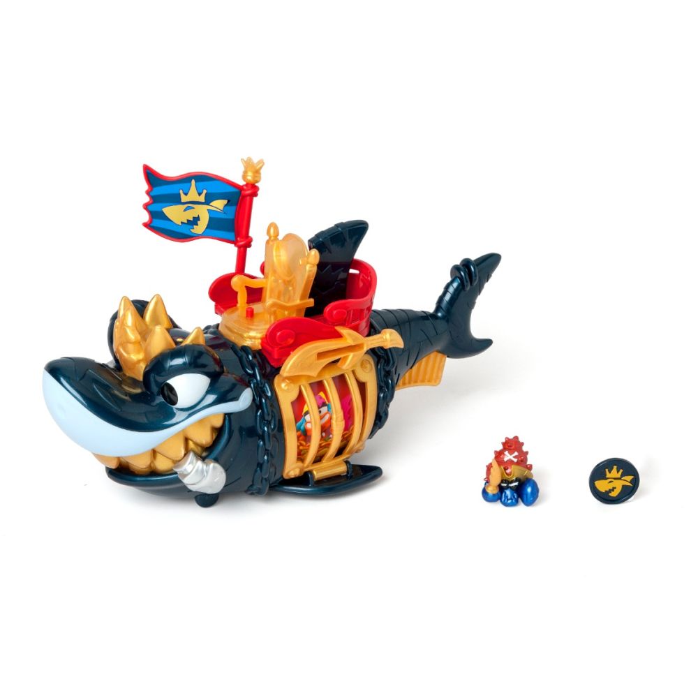 Set de joaca cu figurina, Piratix, King Shark Gold