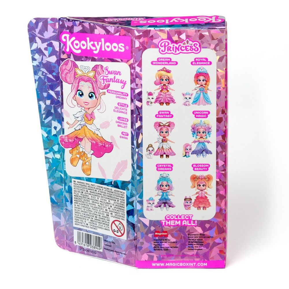 Papusa Kookyloos Princess, Swan Fantasy