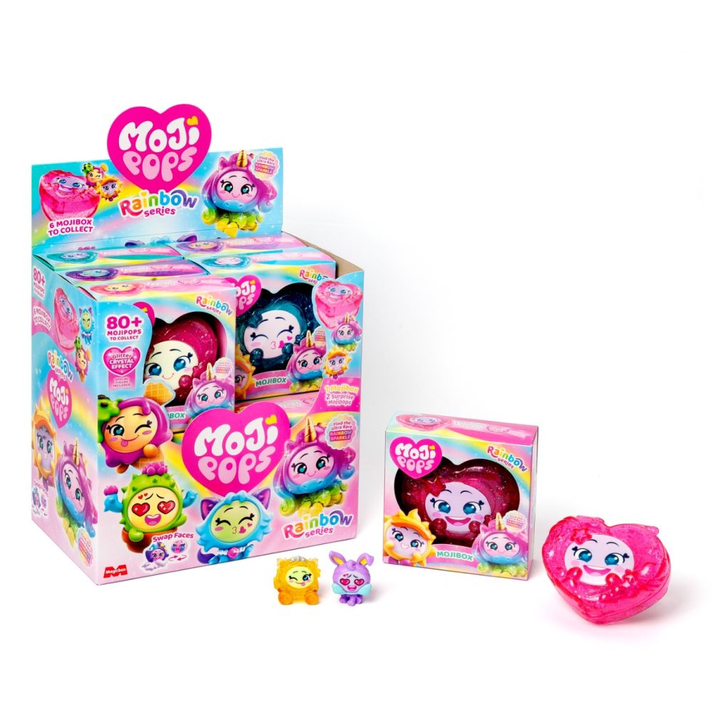 Set 2 figurine surpriza, Mojipops, Rainbow