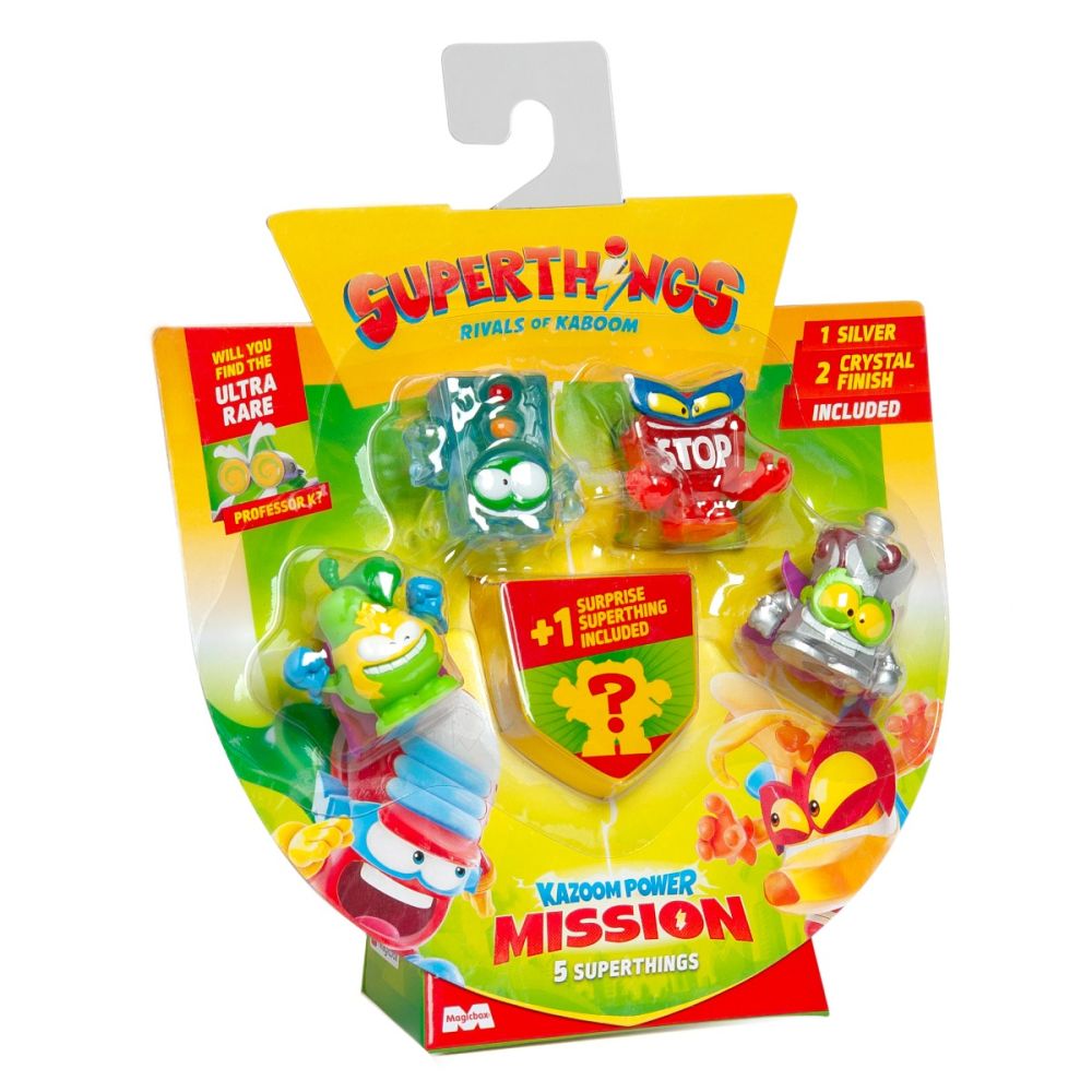 Set 5 figurine, Superthings, Kazoom Power Mission