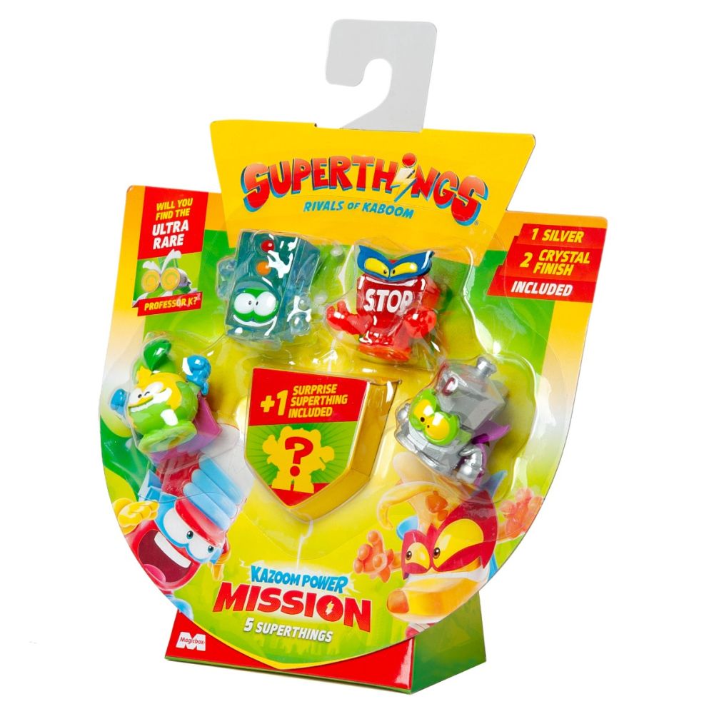 Set 5 figurine, Superthings, Kazoom Power Mission