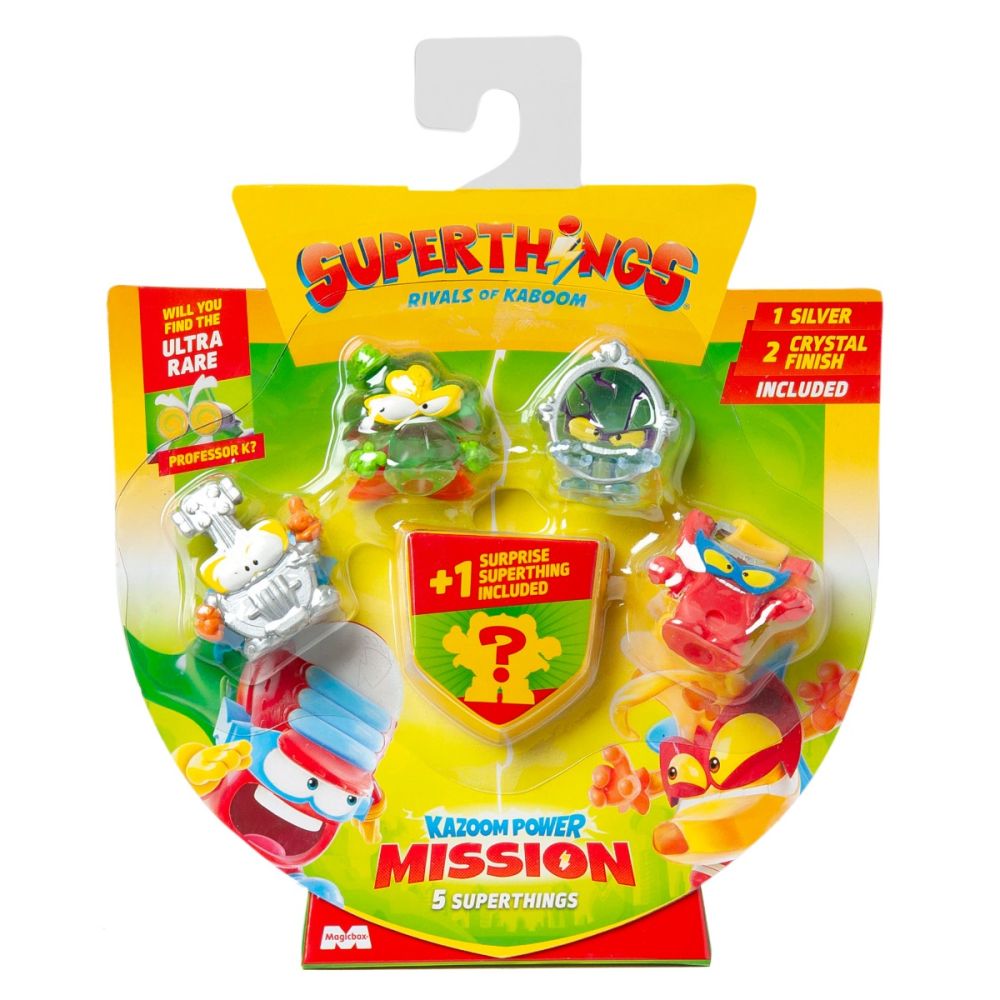 Set 5 figurine, Superthings, Kazoom Power Mission
