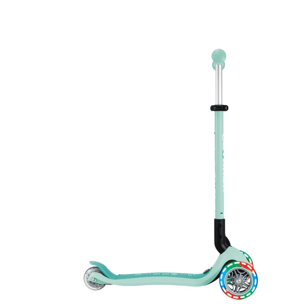 Trotineta 3 in 1 cu scaun si roti luminoase, Globber, Go Up Active, Albastru