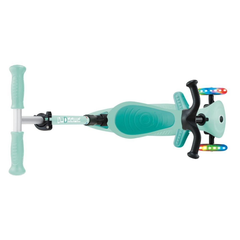 Trotineta 3 in 1 cu scaun si roti luminoase, Globber, Go Up Active, Albastru