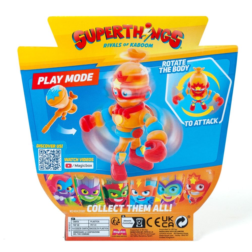 Set 2 figurine, Superthings, Kazoom Power Mission Kids, Airblast si Hullaballoon