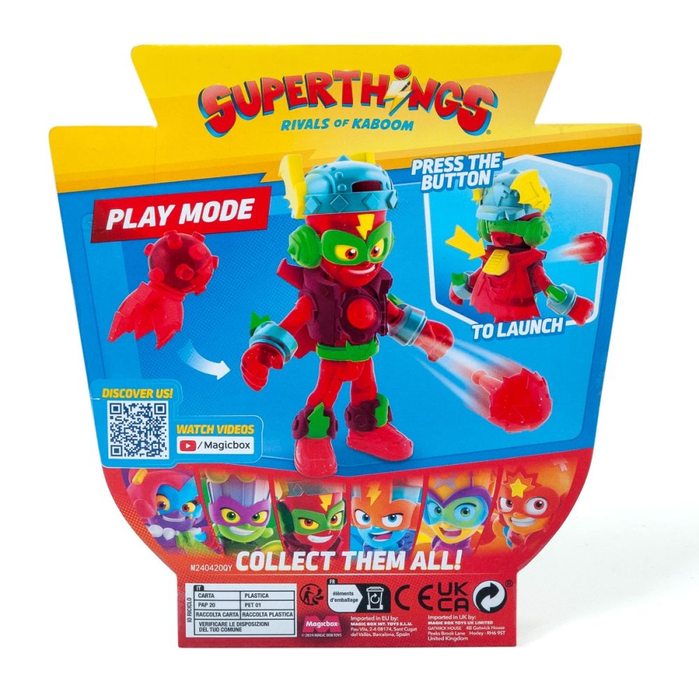 Set 2 figurine, Superthings, Kazoom Power Mission Kids, Kid Fury si Sick Trick