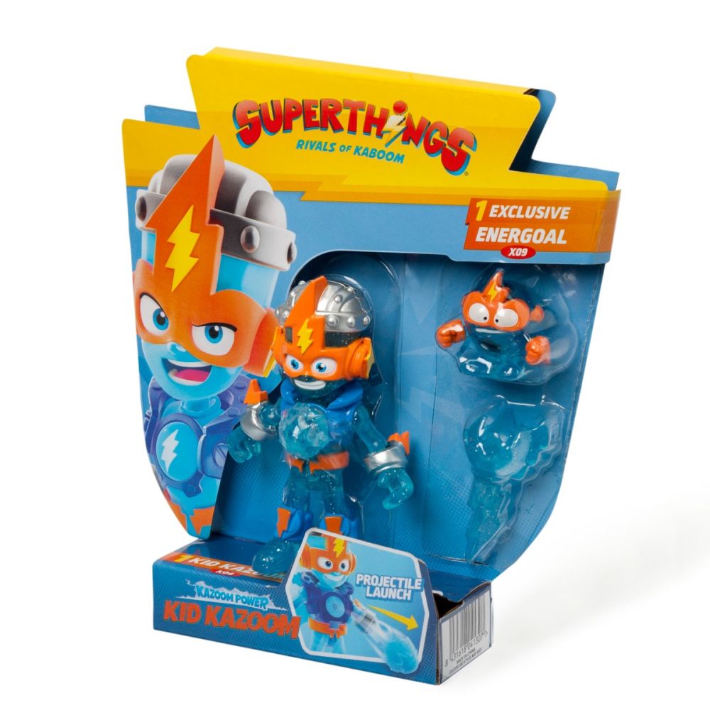 Set 2 figurine, Superthings, Kazoom Power Mission Kids, Kid Kazoom si Energoal