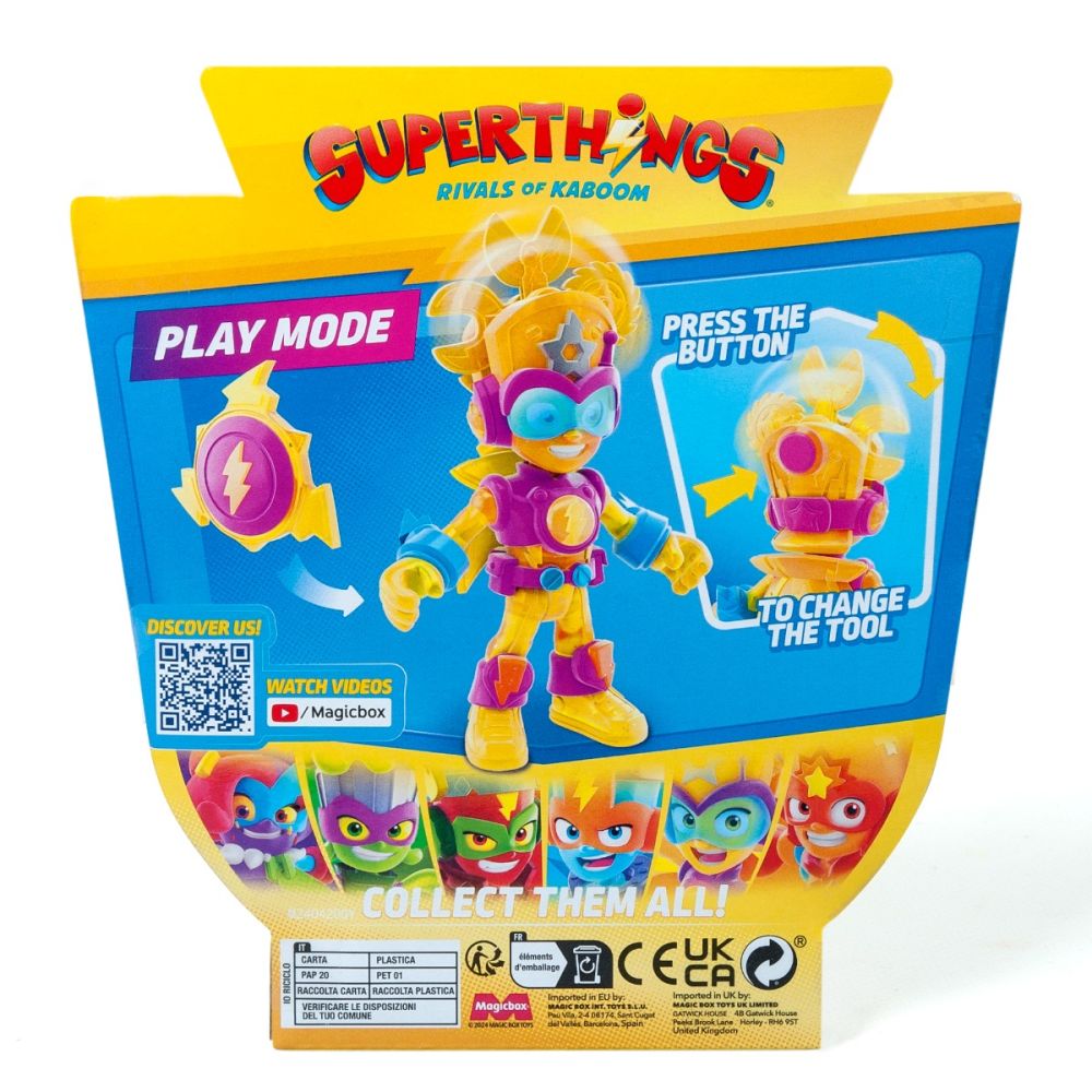 Set 2 figurine, Superthings, Kazoom Power Mission Kids, Multy si Creaty