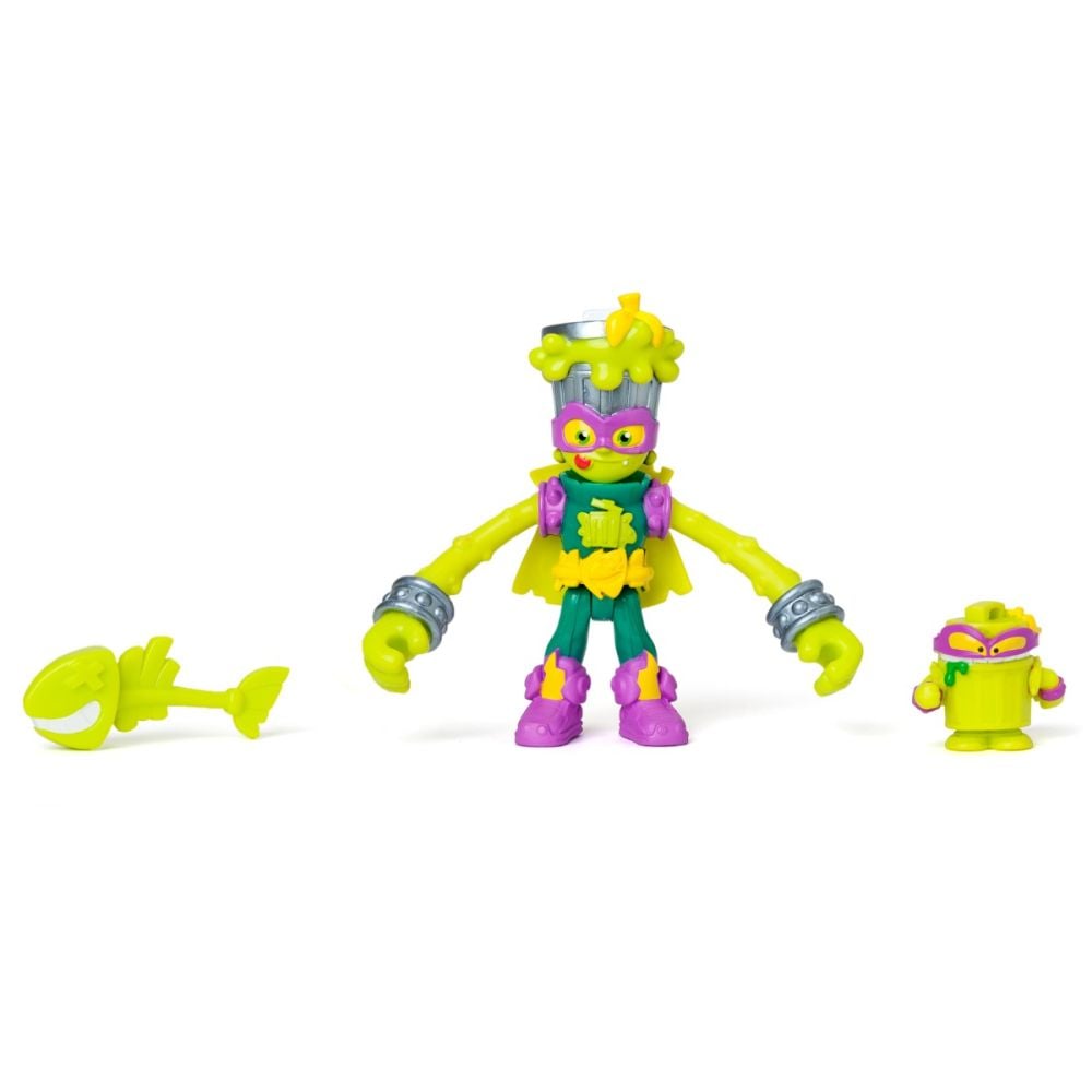 Set 2 figurine, Superthings, Kazoom Power Mission Kids, Trasher si Fred Fetid