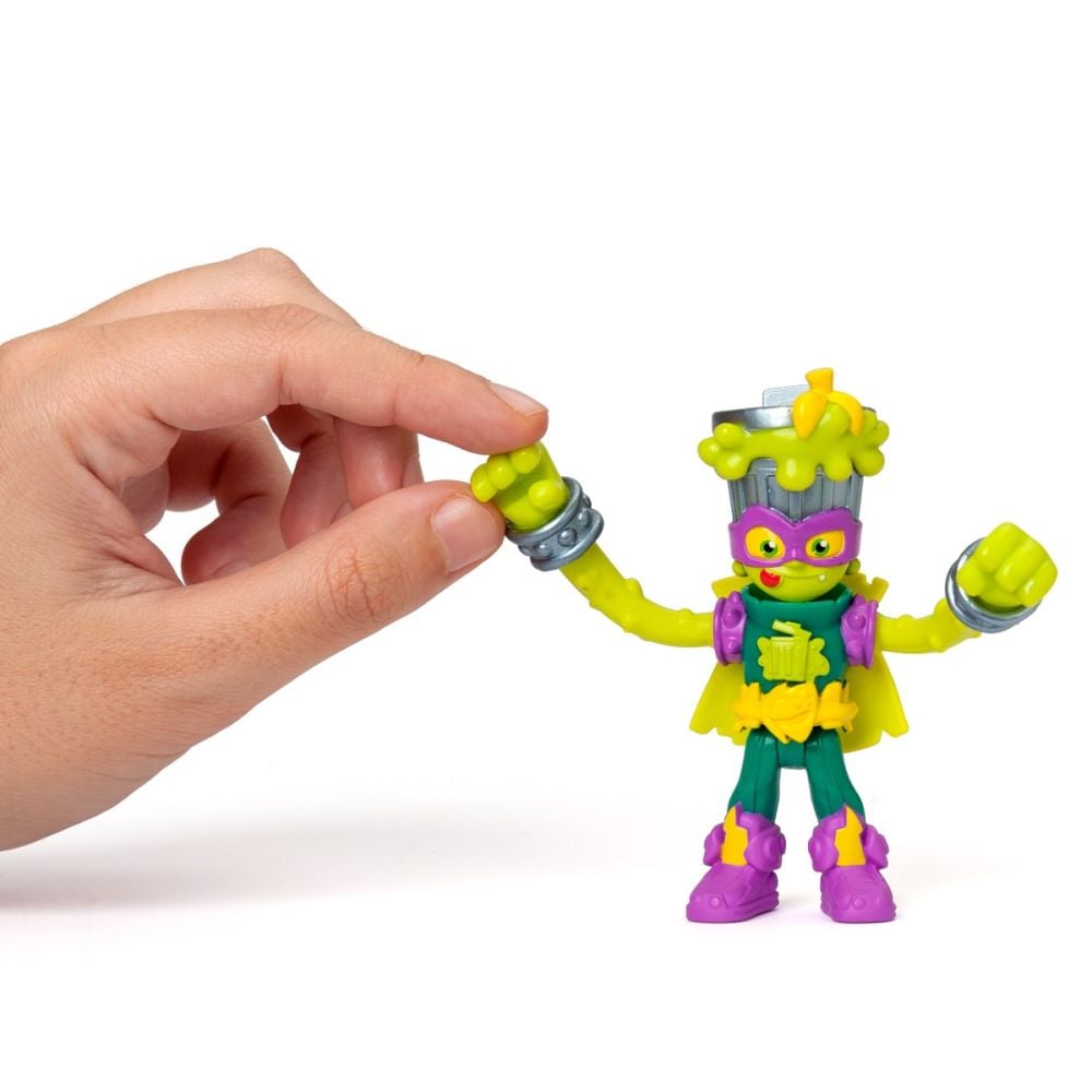 Set 2 figurine, Superthings, Kazoom Power Mission Kids, Trasher si Fred Fetid