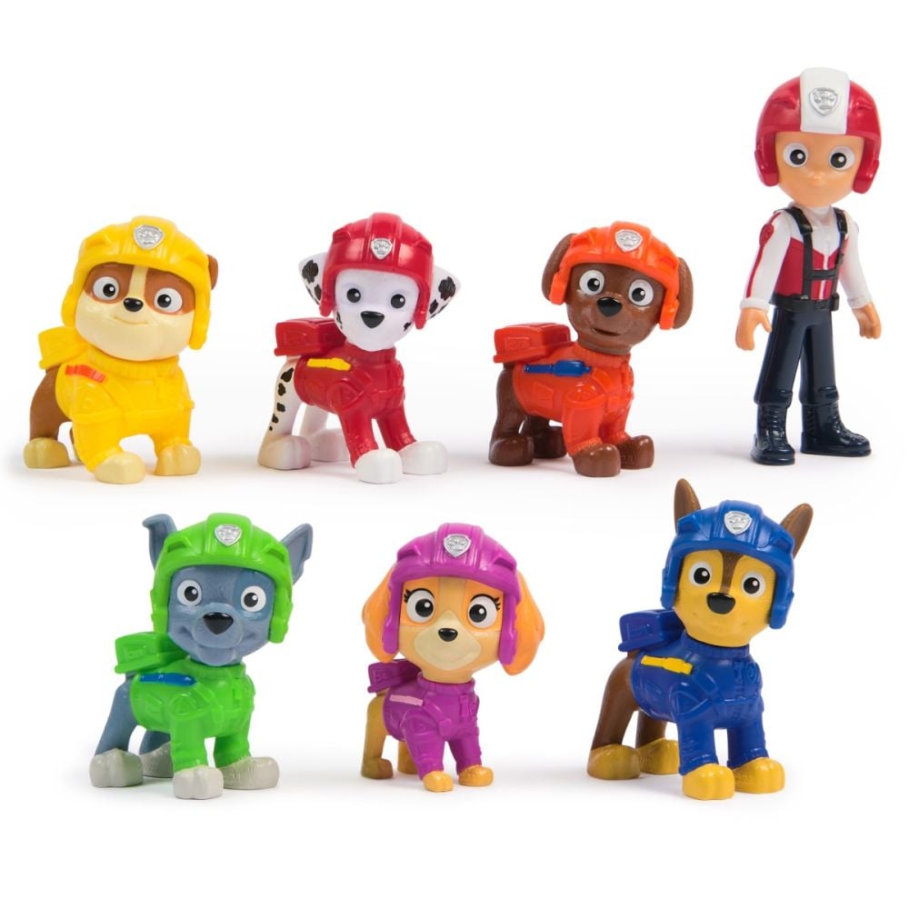 Set 7 figurine, Paw Patrol, Air Rescue, 6071499