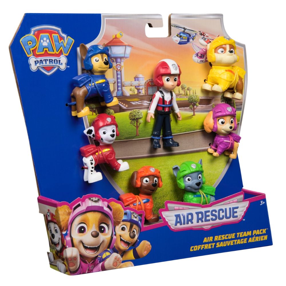 Set 7 figurine, Paw Patrol, Air Rescue, 6071499