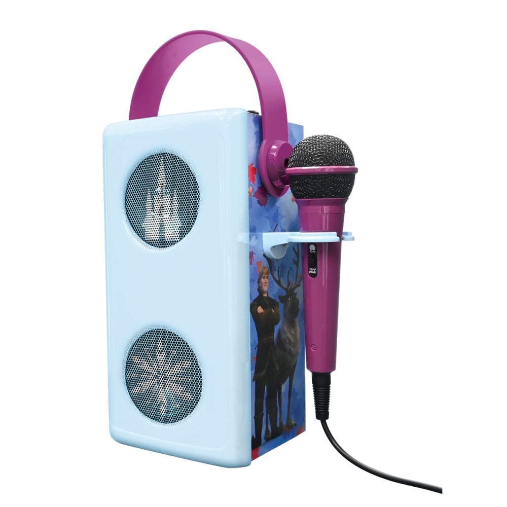 Boxa wireless cu microfon si lumini, Lexibook, Disney Frozen