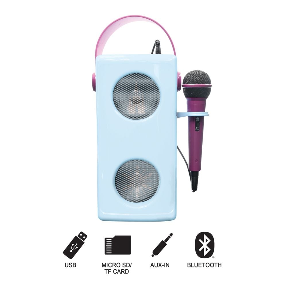 Boxa wireless cu microfon si lumini, Lexibook, Disney Frozen