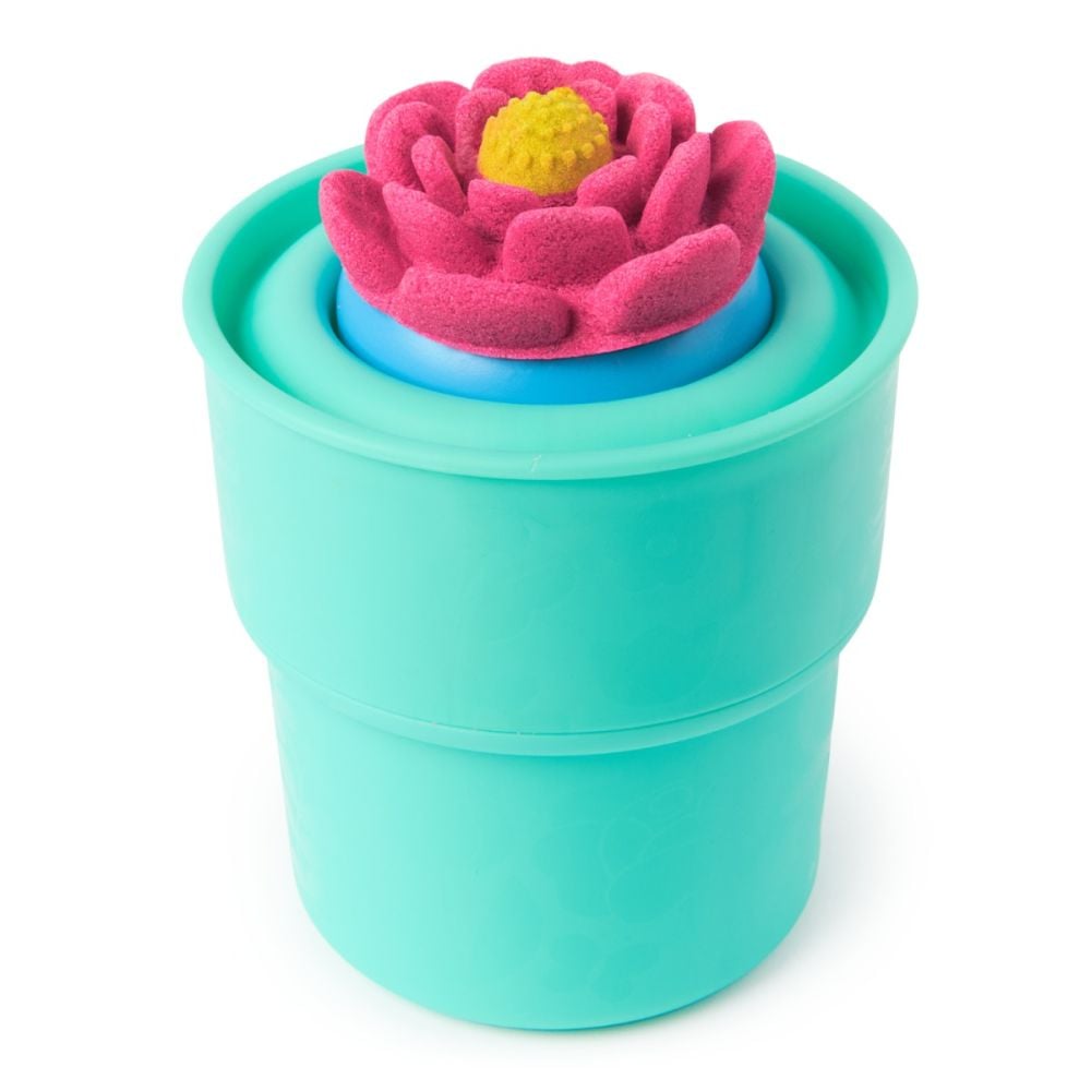 Set de joaca cu nisip, Kinetic Sand, Floare Squish Blossom, 6071548