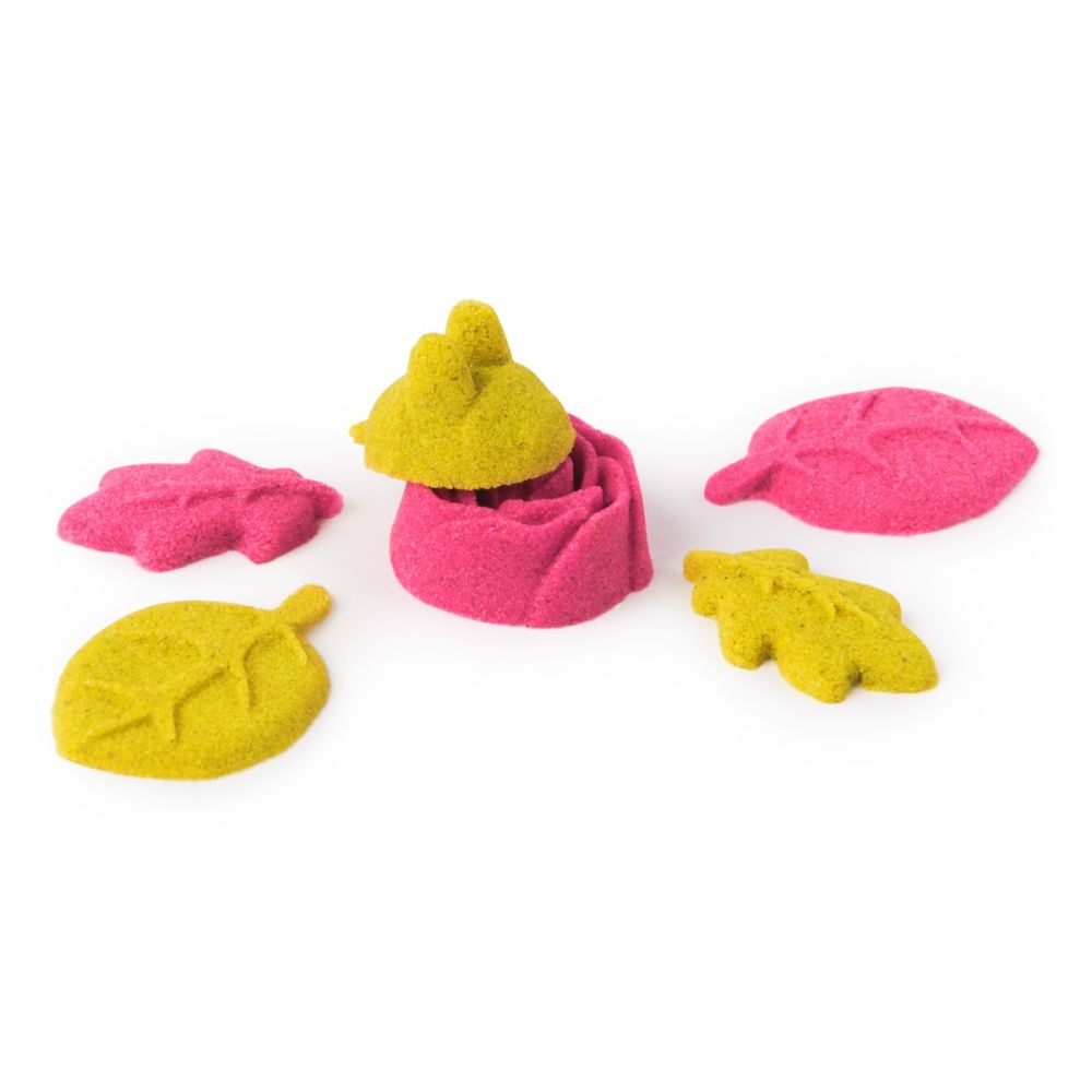 Set de joaca cu nisip, Kinetic Sand, Floare Squish Blossom, 6071548