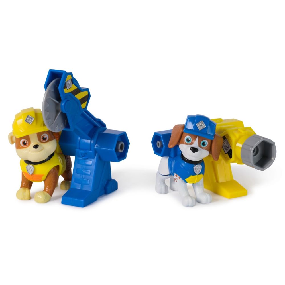 Set de joaca cu 2 figurine si unelte, Paw Patrol, Power Tool Pups, 6071661