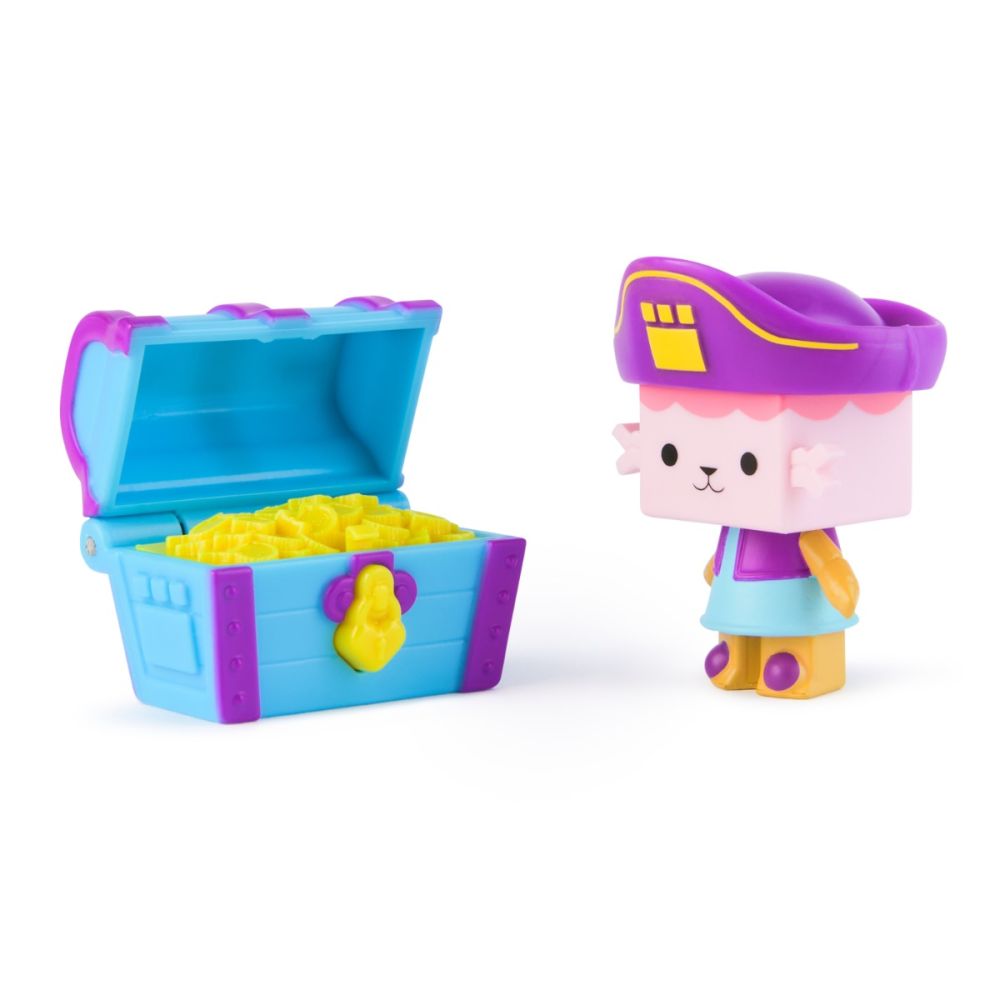 Set figurina si accesoriu, Gabbys Dollhouse, Baby Box Cat si Treasure Box, 20149924
