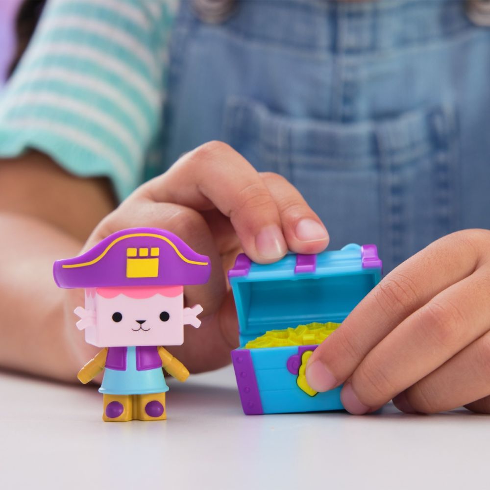 Set figurina si accesoriu, Gabbys Dollhouse, Baby Box Cat si Treasure Box, 20149924