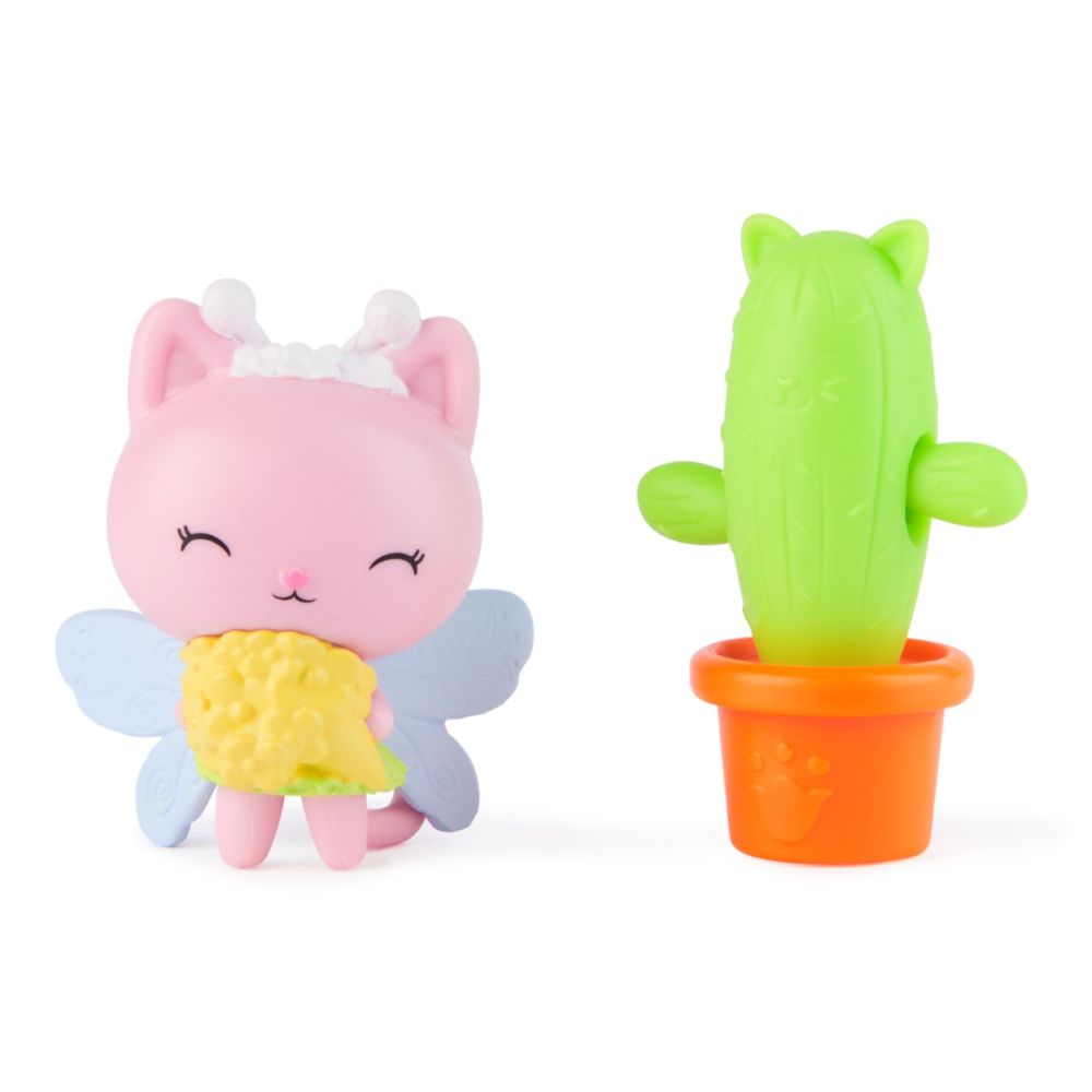Set figurina si accesoriu, Gabbys Dollhouse, Kitty Fairy si Cactus, 20149927