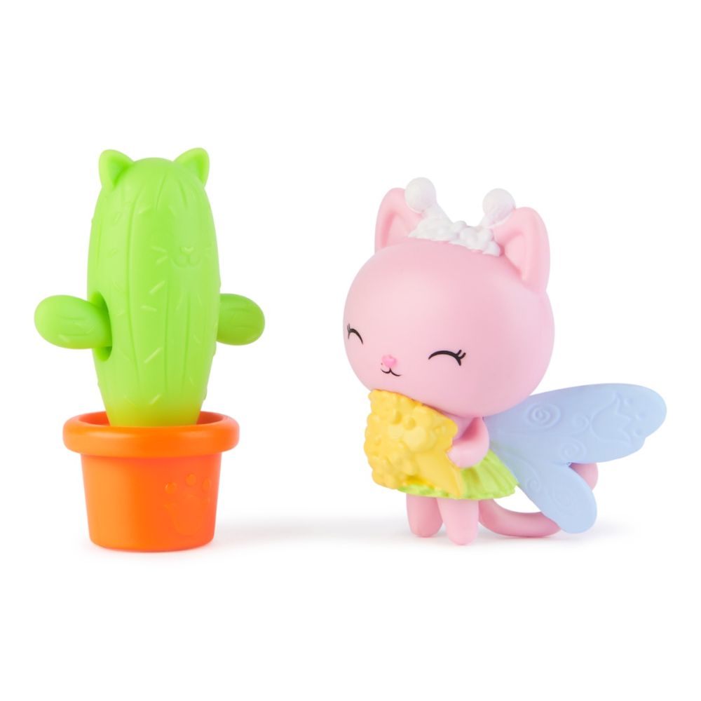 Set figurina si accesoriu, Gabbys Dollhouse, Kitty Fairy si Cactus, 20149927