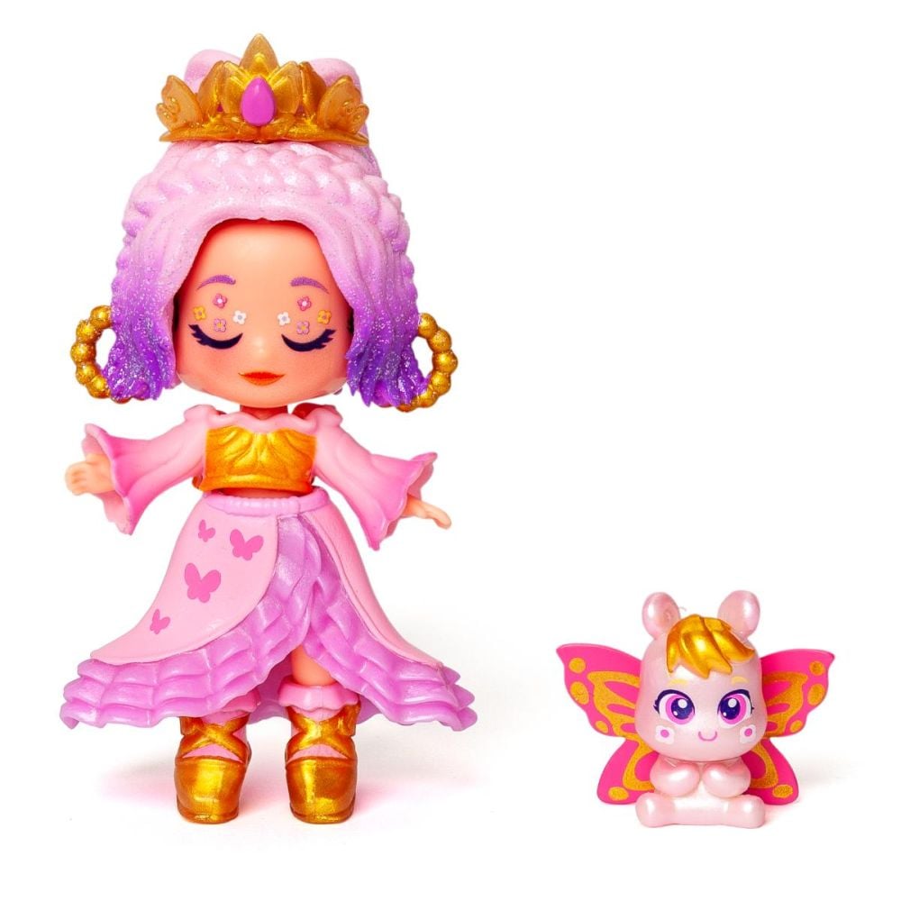 Set de joaca cu papusa Kookyloos, Suitcase Dreamy Blossom