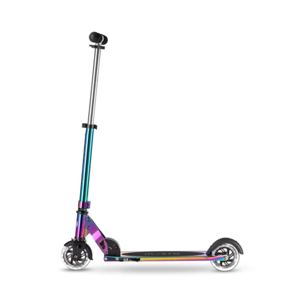 Trotineta pliabila cu 2 roti si lumini LED, Micro, Sprite, Neochrome