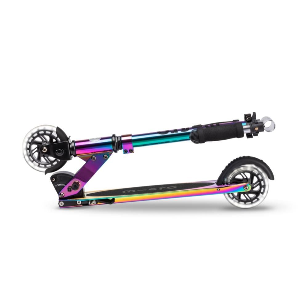 Trotineta pliabila cu 2 roti si lumini LED, Micro, Sprite, Neochrome