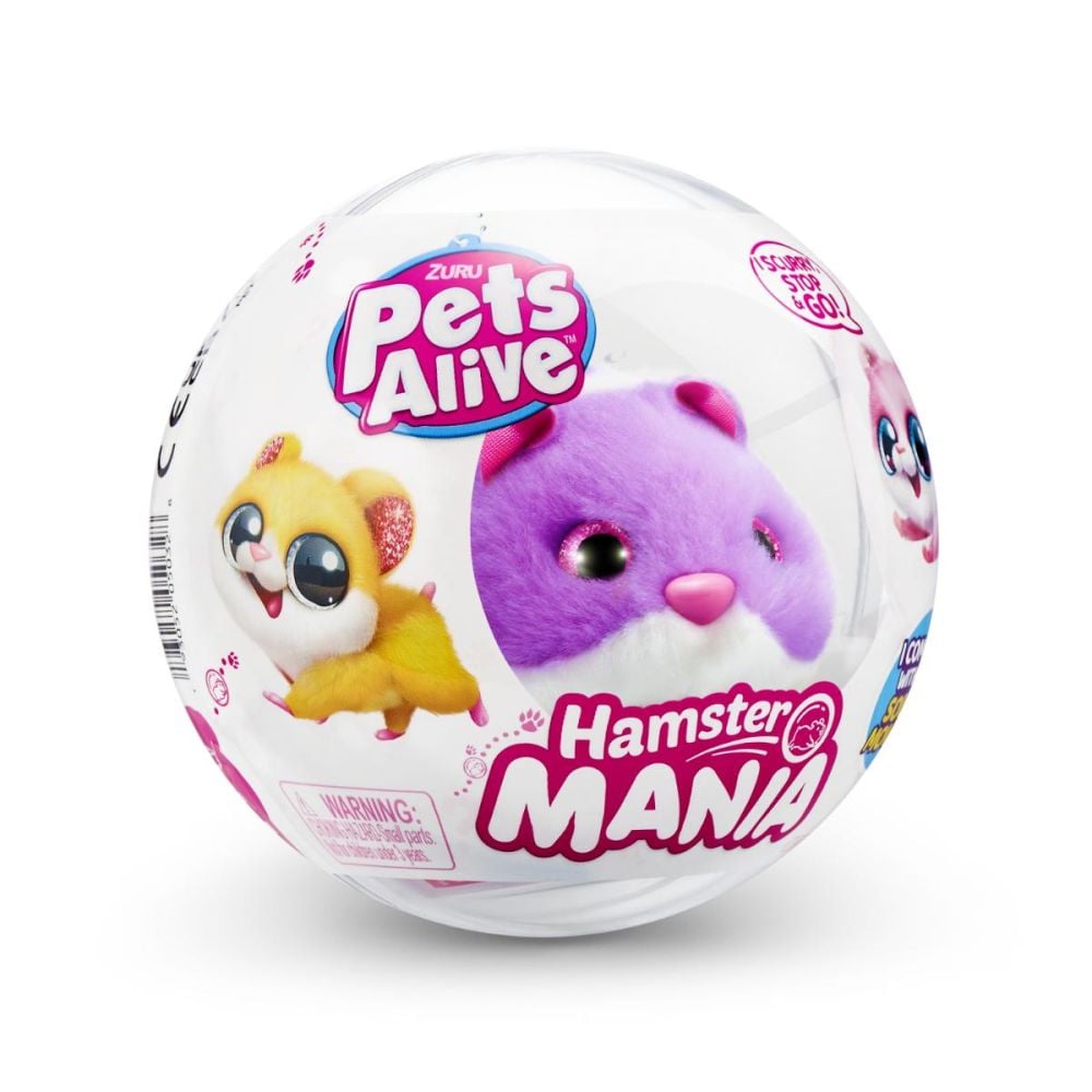 Jucarie de plus, Pets Alive, Hamster, Mov