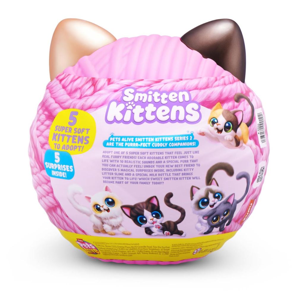 Jucarie de plus interactiva, Pets Alive, Smitten Kittens, Seria 2