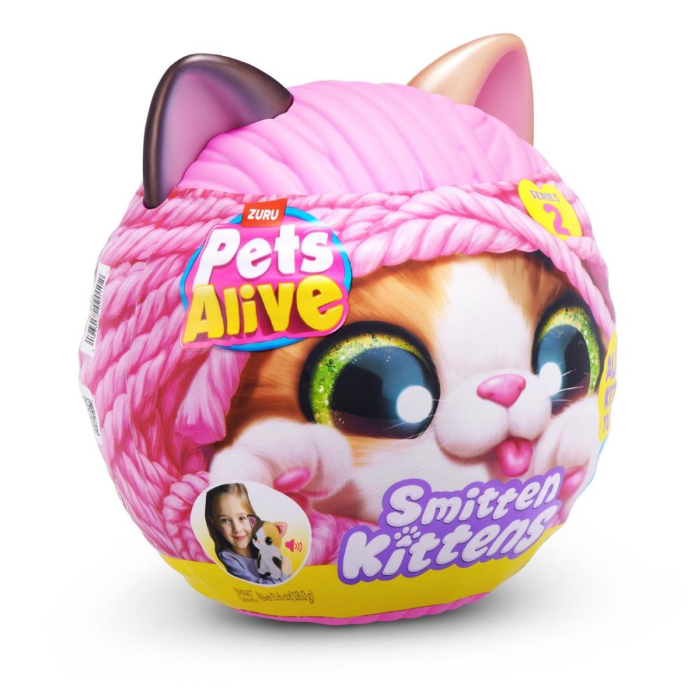 Jucarie de plus interactiva, Pets Alive, Smitten Kittens, Seria 2