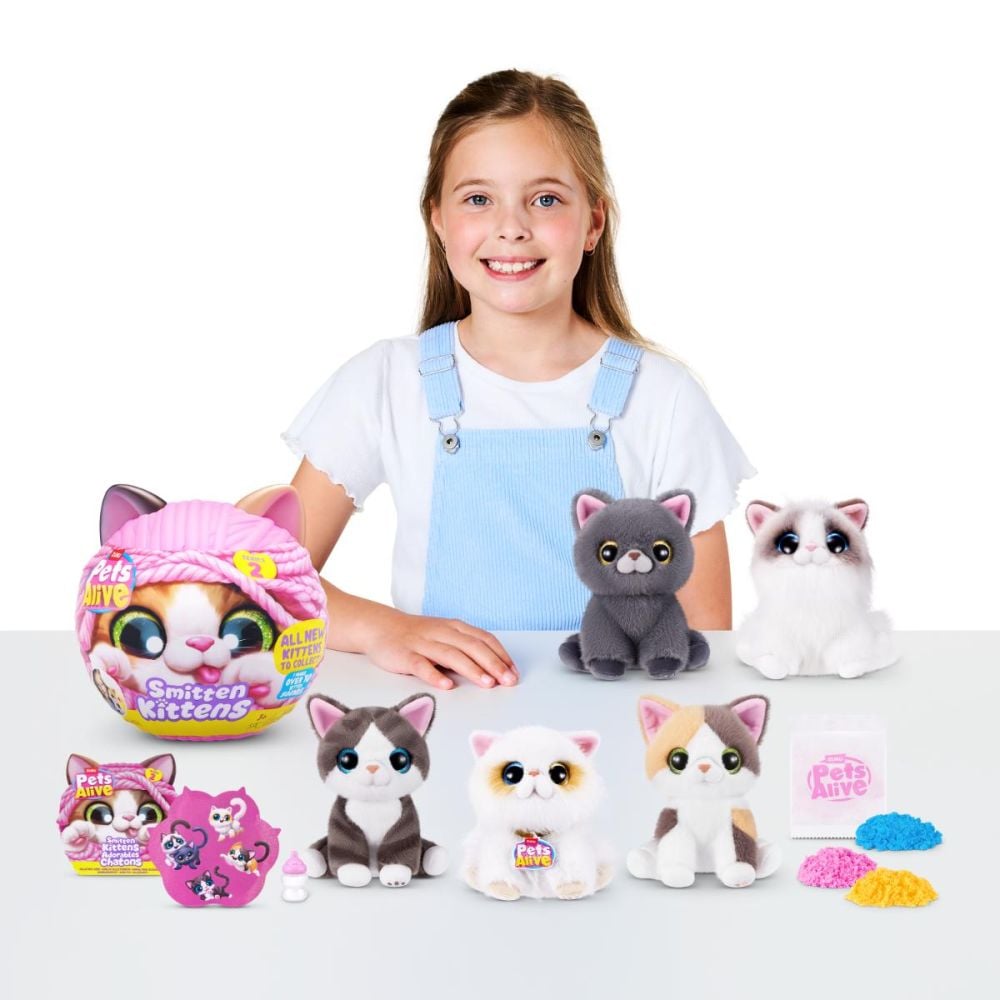 Jucarie de plus interactiva, Pets Alive, Smitten Kittens, Seria 2
