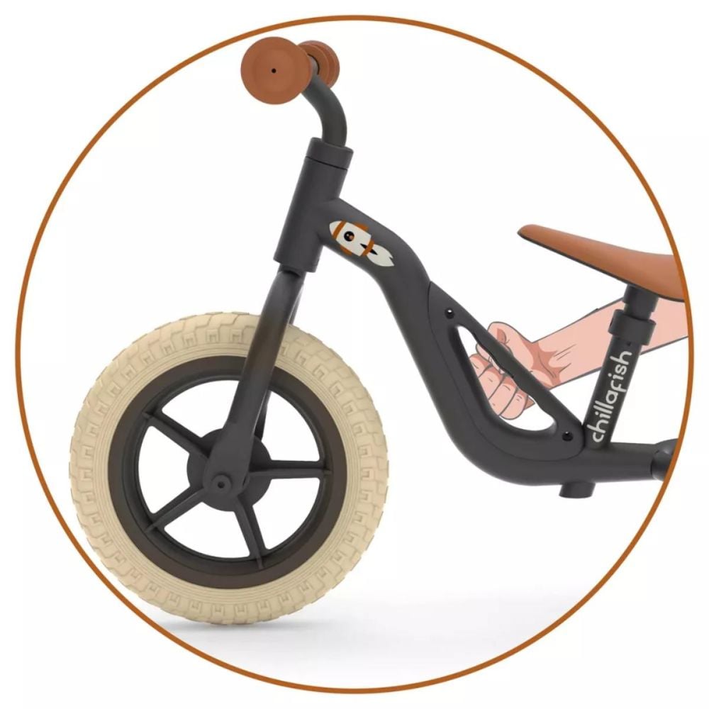 Bicicleta fara pedale, Chillafish, Charlie, Negru