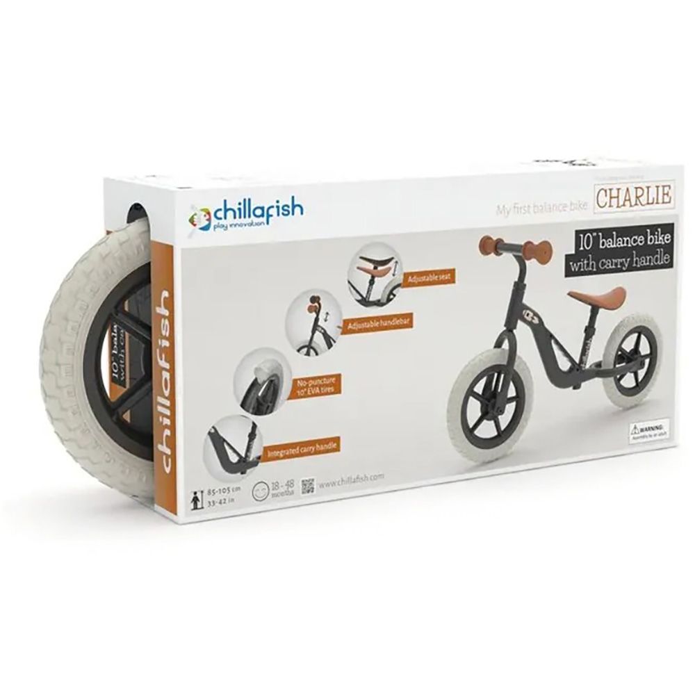 Bicicleta fara pedale, Chillafish, Charlie, Negru