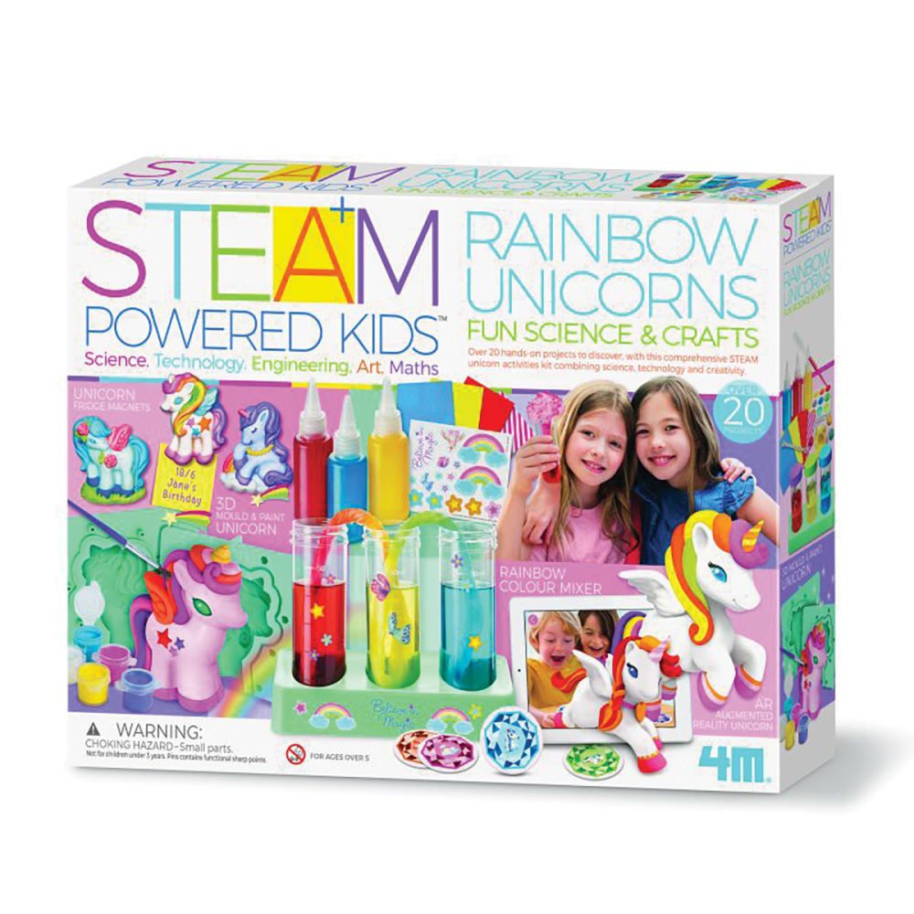 Kit stiintific, 4M, Curcubee si Unicorni, Steam Kids