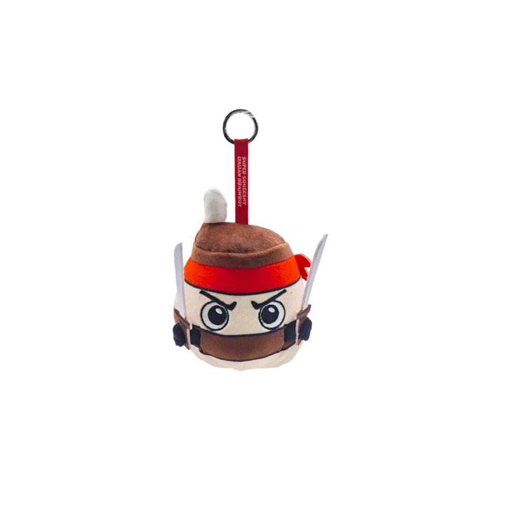 Breloc de plus surpriza, Brainrot, Mini Super Squeeshy, 10 cm