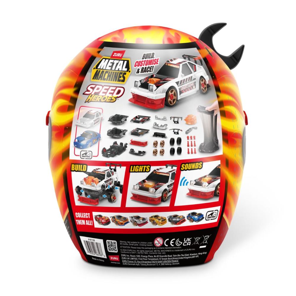 Set de constructie masina, Metal Machines, Speed Heroes