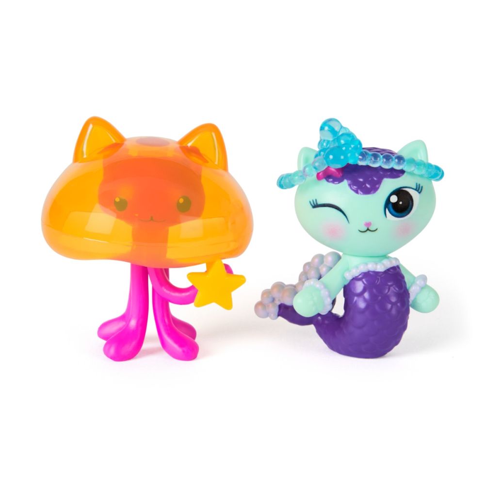 Set 2 figurine Gabbys Dollhouse, Mer Cat si Kitty Jellyfish, 20151836