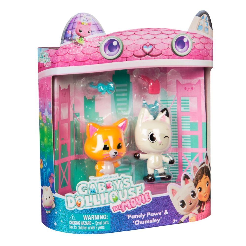Set 2 figurine Gabbys Dollhouse, Pandy Paws si Chumsley, 20151837
