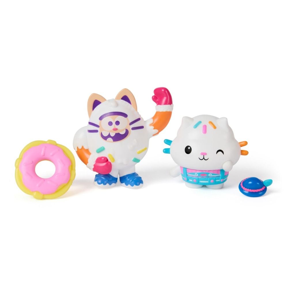 Set 2 figurine Gabbys Dollhouse, Cakey Cat si Cookie Bobby, 20151834