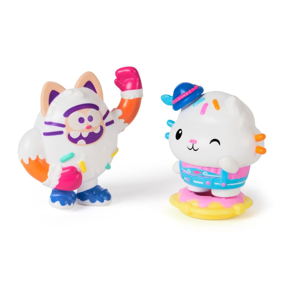 Set 2 figurine Gabbys Dollhouse, Cakey Cat si Cookie Bobby, 20151834