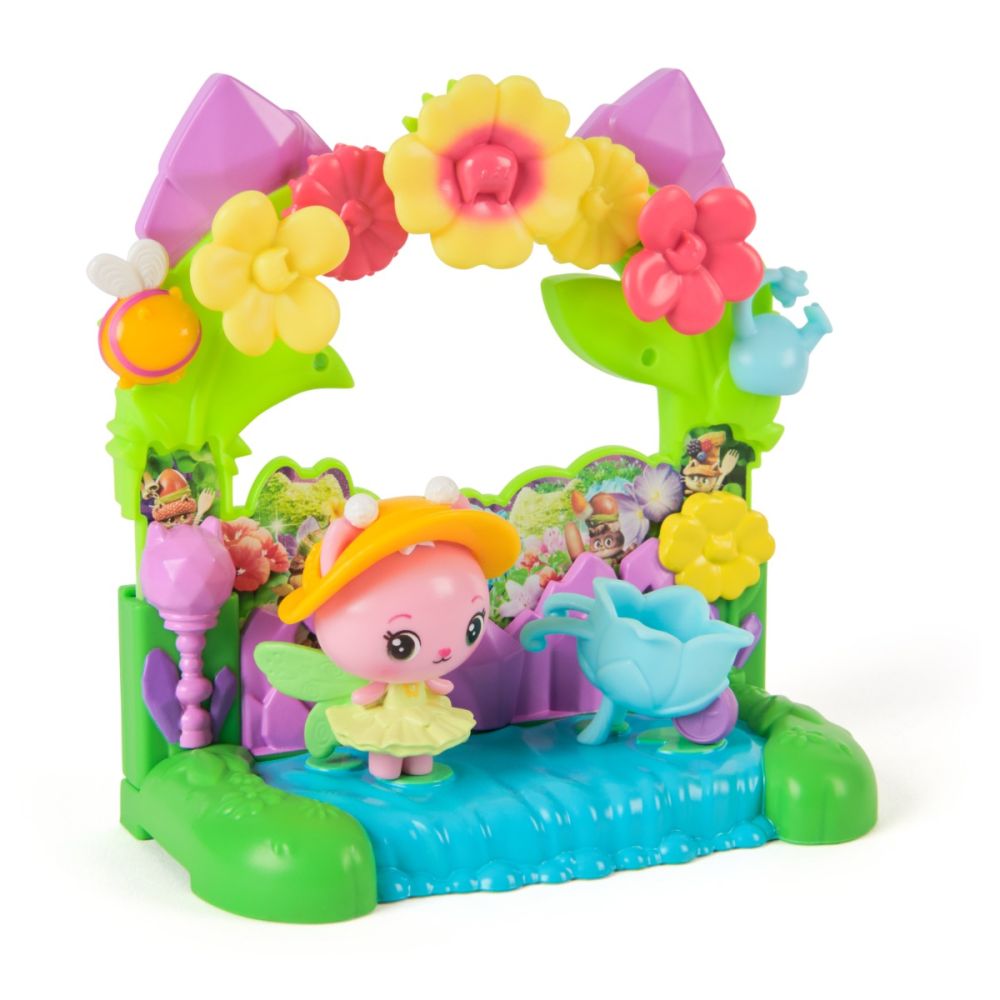 Set de joaca cu figurine, Gabbys Dollhouse, Queen Kitty Fairys Garden Balcony, 20152986