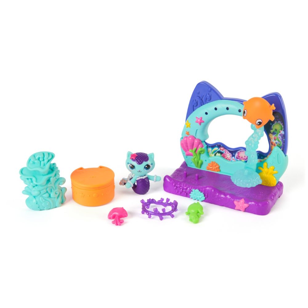 Set de joaca cu figurine, Gabbys Dollhouse, MerCats Aquarium Balcony, 20152984